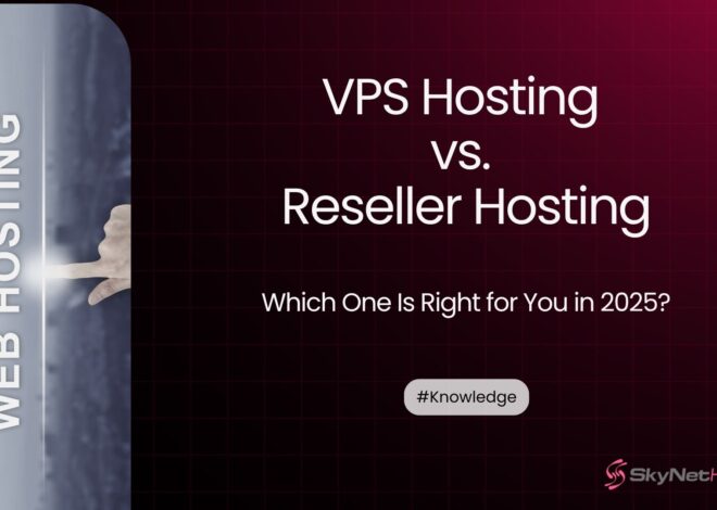 VPS Hosting vs. Reseller Hosting: Which One Is Right for You in 2025?