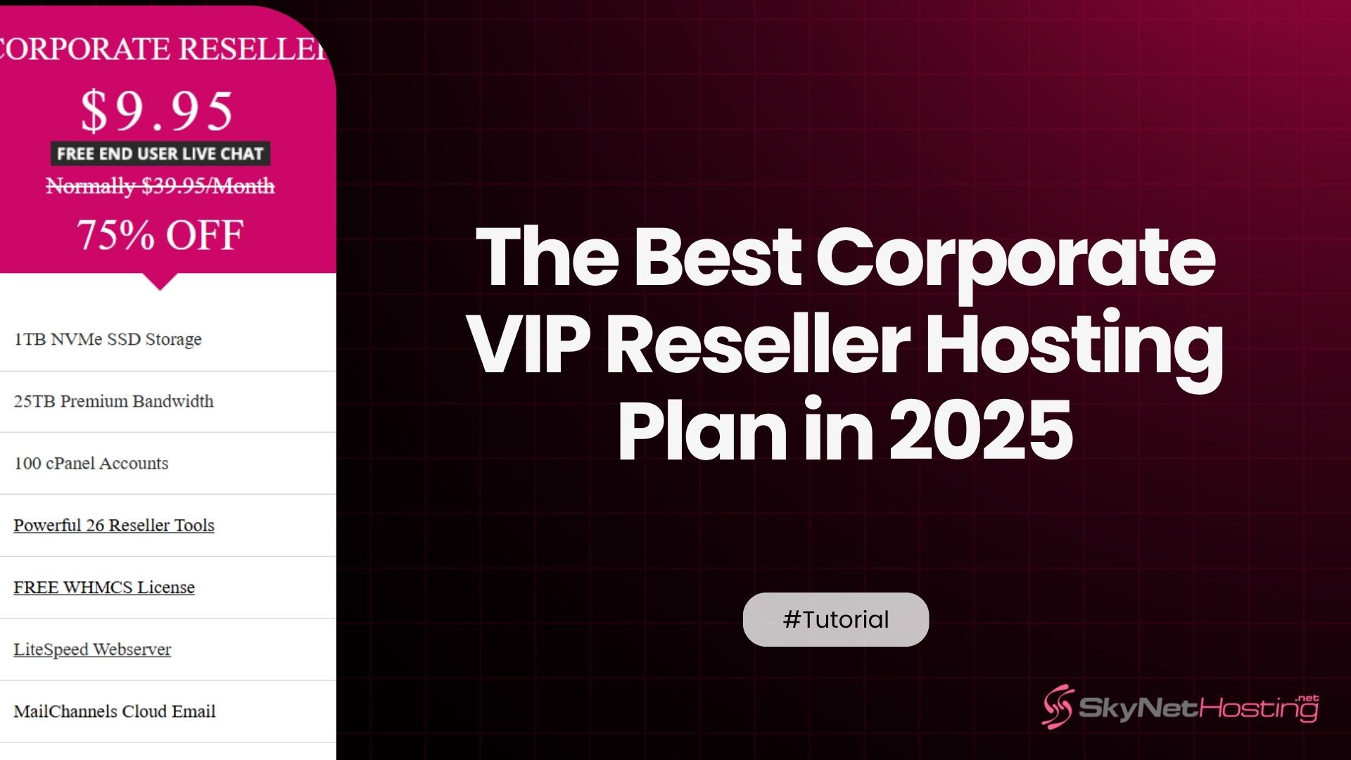 The Best Corporate VIP Reseller Hosting Plan for 2025 Featuring Free WHMCS, FREE AI Email Protection, and LiteSpeed Servers