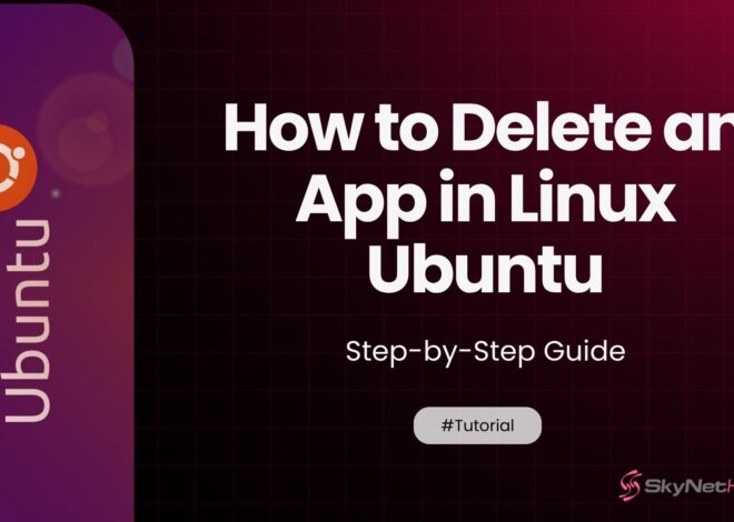 How to Delete an App in Linux Ubuntu — Step-by-Step Guide
