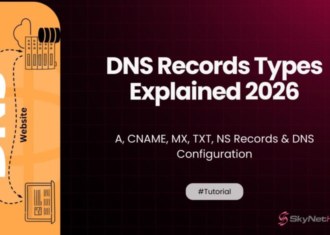 DNS Records Types Explained 2026: A, CNAME, MX, TXT, NS Records & DNS Configuration