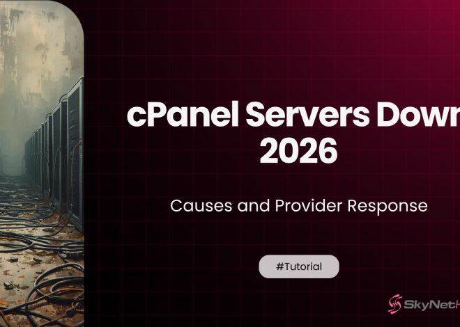 cPanel Servers Down 2026: Causes and Provider Response